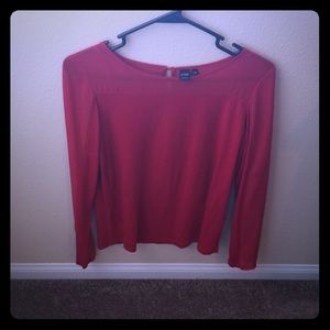 Must be sold by 8/10/18! Red long sleeved shirt